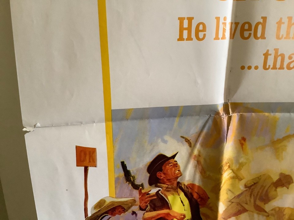 HOUR OF THE GUN Original Movie Poster James Garner Wyatt Earp Western