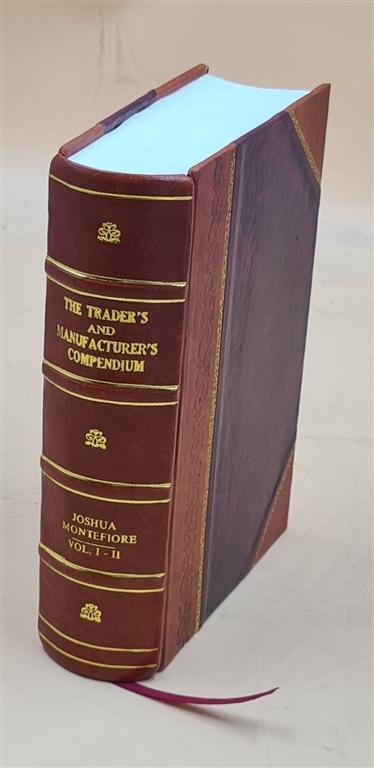 Vintage Leather-Bound Traders Manufacturers Compendium With Laws Customs