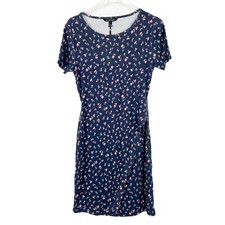 NWT Stitch Fix 41 Hawthorn Brigitte Knit Dress Ditsy Floral Navy Size Medium M