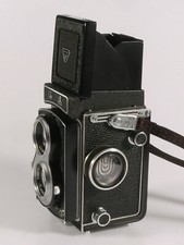 PRL) SEAGULL 2.8/75 mm HAIOU-31 3.5/75 FOTOCAMERA TIPO ROLLEIFLEX BIOTTICA 6x6