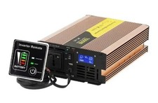 Inverter convertitore onda pura 1000W / 2000W 12 V dc - 230 V ac presa Tedesca
