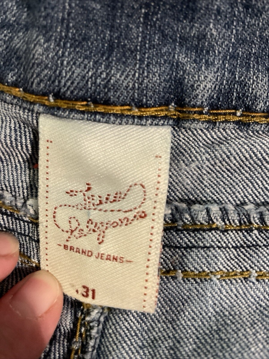 True Religion Jeans Joey Super T Size 31 Cut 600557 Straight True Religion Jeans Joey Super T Size 31 Cut 600557 Straight