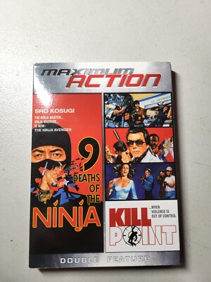 NEW 9 Deaths of the Ninja/Killpoint (DVD, 2006, 2-Disc) w