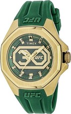 Timex Watch UFC Pro 30th Anniversary 45mm TW2V90100 Men's Green