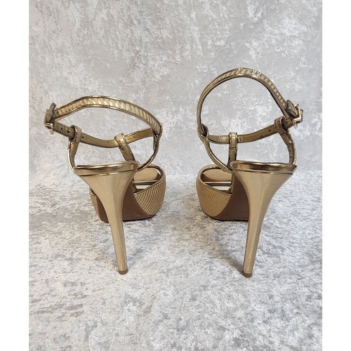 Gianni Bini Womens Gold Pump-Size 8.5M - Picture 6 of 8