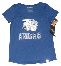 New York Knicks Womens Girls Throwback Logo 47 Brand T Shirt sz. Small New