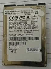 IBM 42T1596 / 42T1491 80GB 2.5" SATA 5.4K RPM Hard Disk Drive 