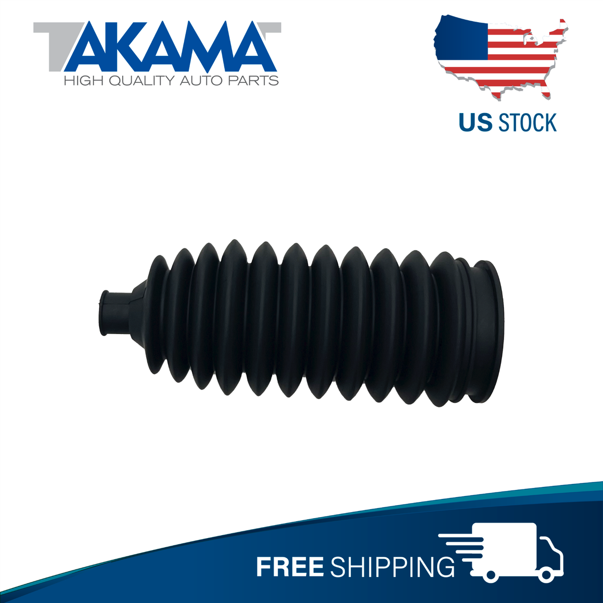 6 pcs⭐TAKAMA⭐Front Outer +Inner Tie Rod Ends+Boots For 06-13