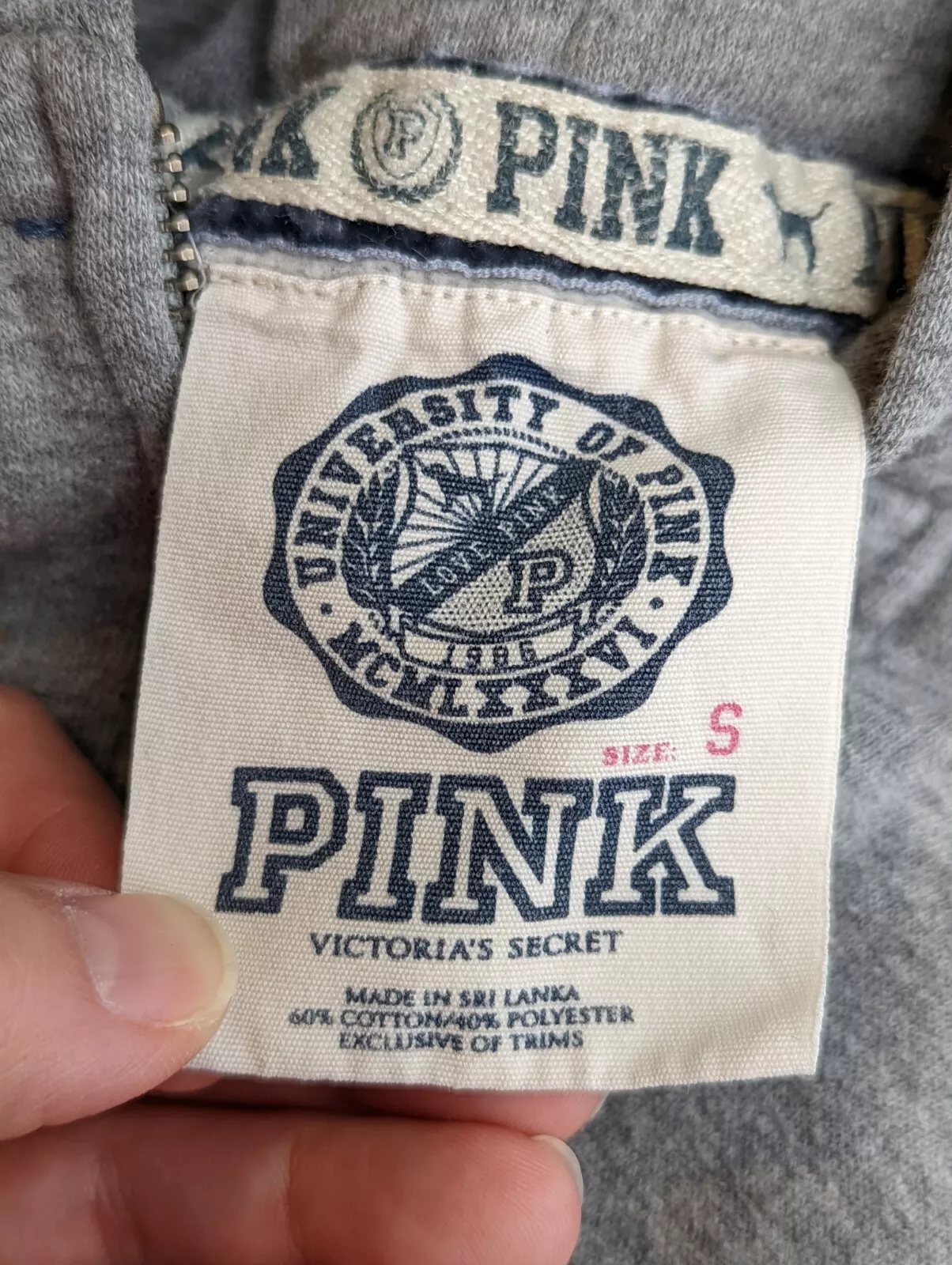 victoria-secret-vs peace sign logo sweatshirt hoodie