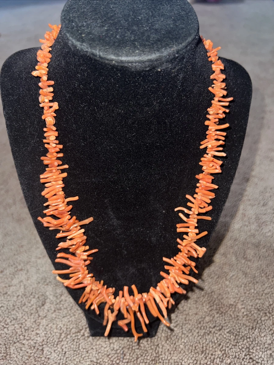 Buy Necklace of Natural Red Branch Coral Online in India - Etsy