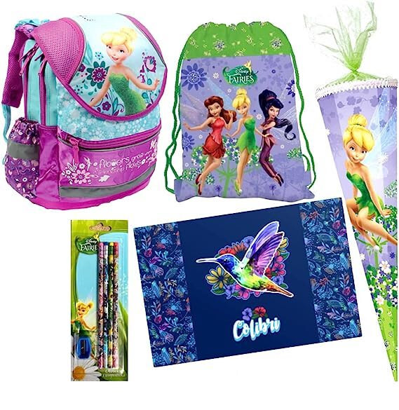 Barbie Schulranzen Set Schultasche Federtasche Malschürze 5 Teile TORNISTER