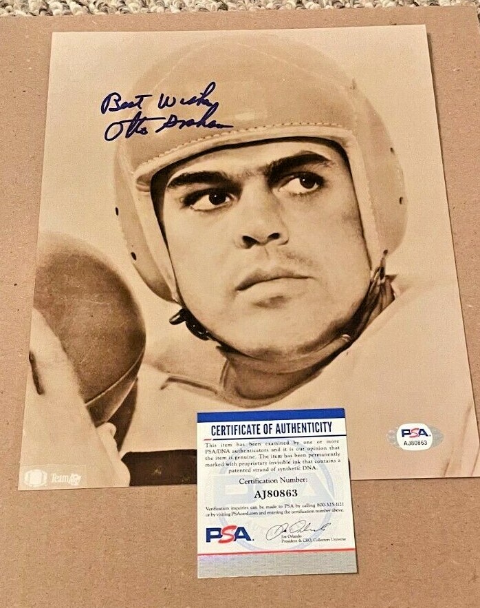 Otto Graham Autographed Signed Cleveland Browns 8X10 PHOTO PSA/DNA CERTIFIED 