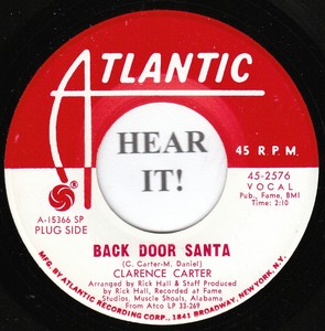 Back Door Santa U201cback Door Santau201d Clarence Carter 1968 From U201csoul Christmasu201d A 1991 Cd Reissue Of The 1968 Atlantic Records Album Of The Same Name Sc 1 St Am Then Fm Wordpress Com Di leave the back door open. pezcame com