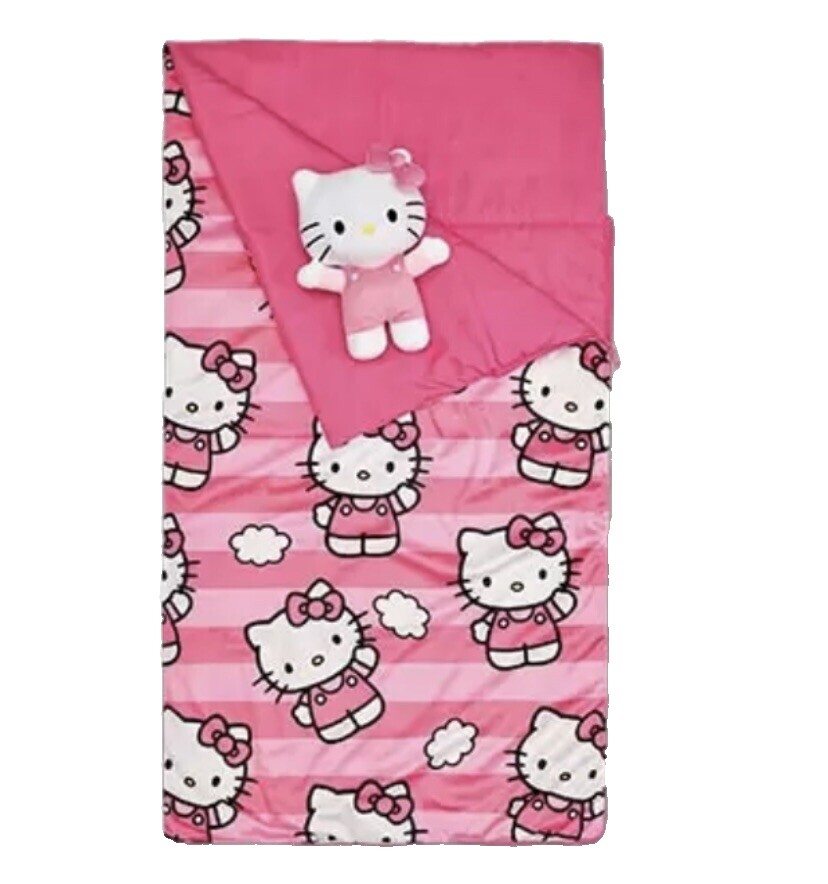 Sac De Couchage Hello Kitty Rose à Pois 2013 – 56 X 28 Pouces, Fille
