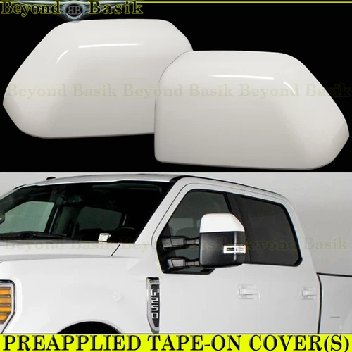 2017-22 2023 2024 2026 Ford F250-F550 Superduty Mirror COVERS Z1 YZ OXFORD WHITE