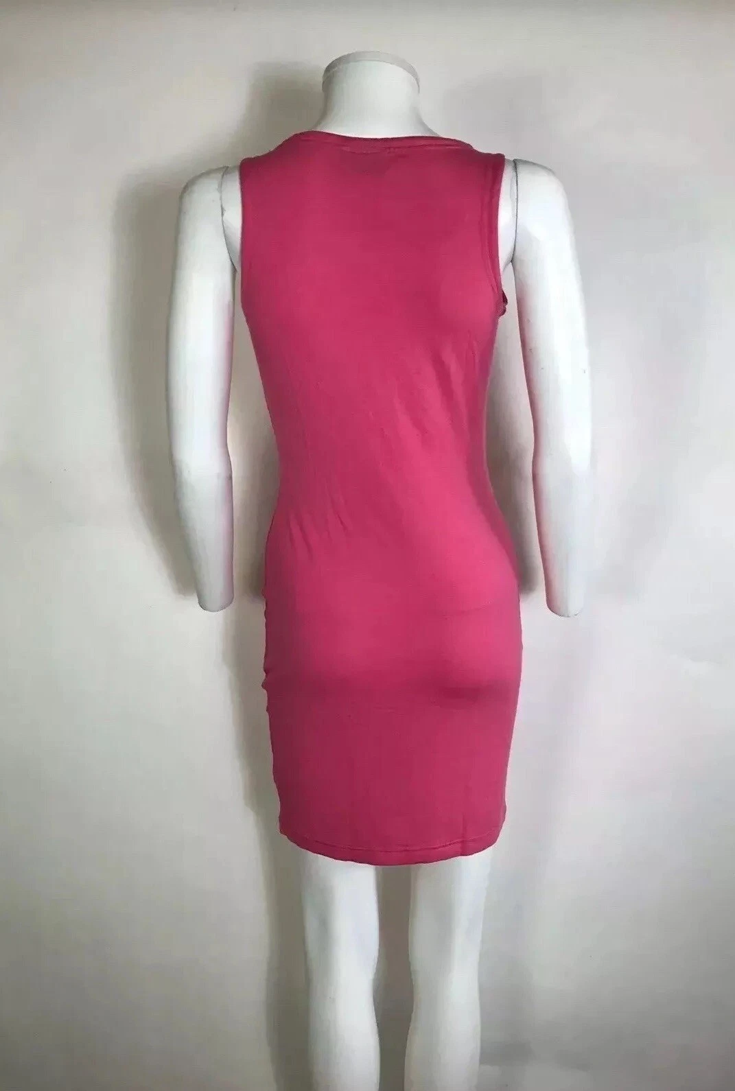 Abito vintage Gianni Versace jeans couture rosa bodycon medusa L