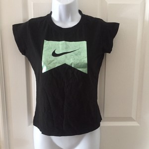camiseta nike verde mujer