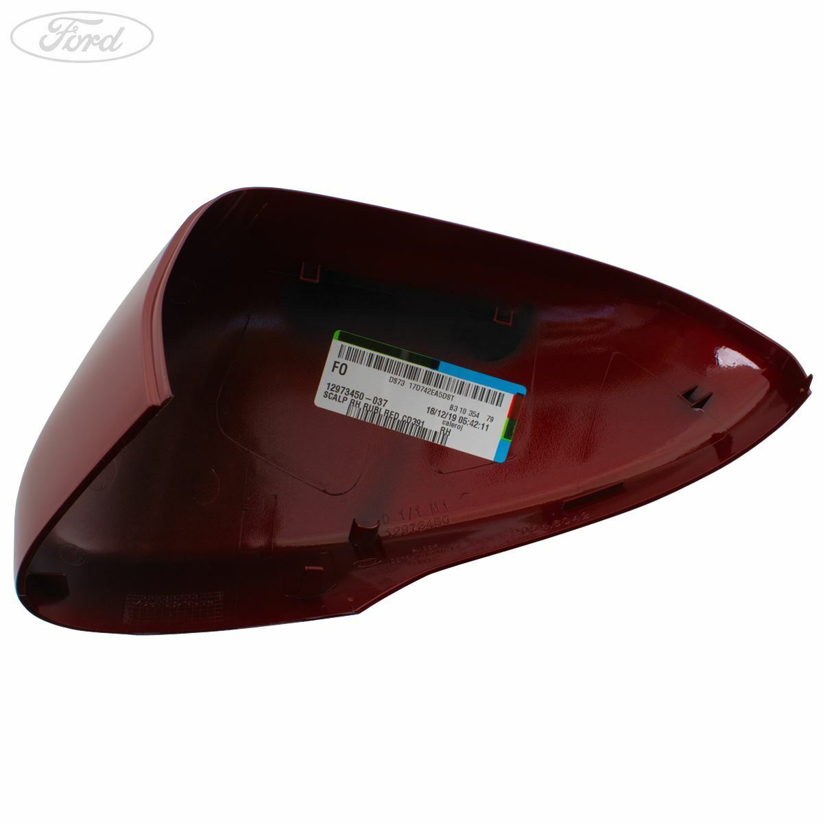 Genuine Ford Mondeo Mk5 O/S Door Mirror Housing Cover Ruby Red 