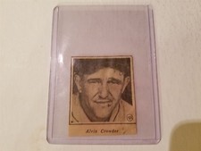 General Crowder 1935 NFA Player Panel VERY RARE!