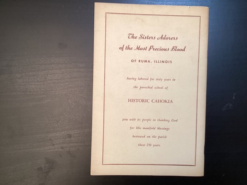 Cahokia Illinois 250 Anniversary Celebration Booklet & Program 1949 Ruma Sisters - Picture 3 of 21