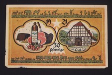 1921 Steinheim Germany 50 Pfennig Notgeld Banknote