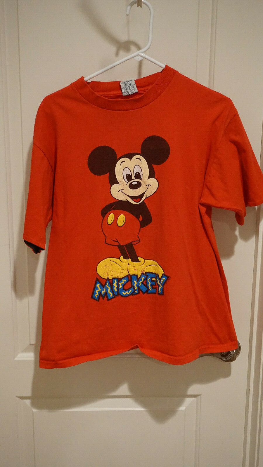 MENS VINTAGE MICKEY MOUSE WALT DISNEY WORLD SHIRT L Gem