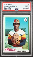 SPANISH PSA 6 ZEST TEST ISSUE JOAQUIN ANDUJAR 1978 TOPPS SOAP #1 GRADED *TPHLC