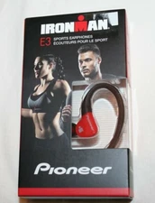 Ironman by Pioneer Red and Black Sports Earphones