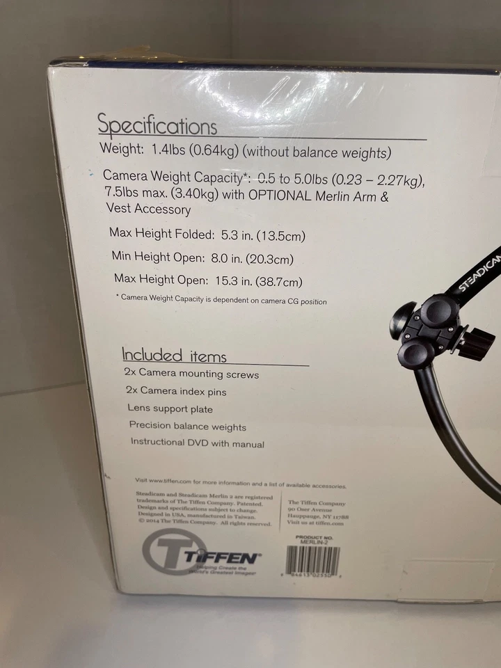 Steadicam Merlin 2 Camera Stabilizing System - New In Box - Image 3 of 4