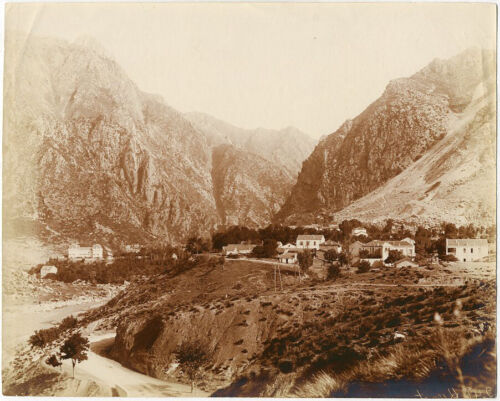 Photo Alexandre Bougault Argentique Chabet-el-Akra Algérie Maghreb Vers 1900 - Bild 1 von 1