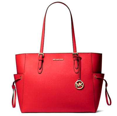 New Michael Kors Gilly Large Drawstring Travel Tote Leather Bright