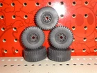 Vintage 1984 GI Joe Original Vehicle Part Slugger Tank lot of 5 Tires Wheels