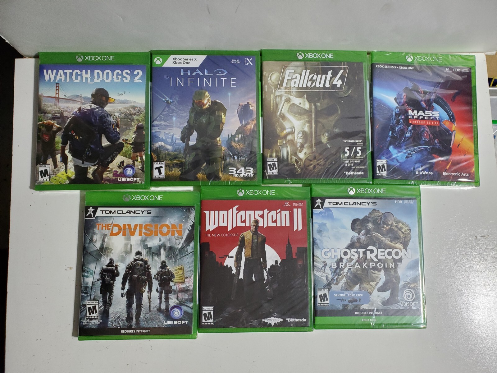 Brand new Game lot of 7 Xbox one xbox series x eBay