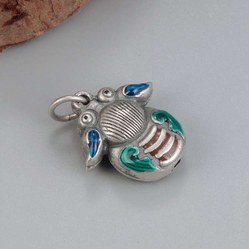B35 Pendant Insect Bee Beetle Small Animal 925 Sterling Silver | eBay