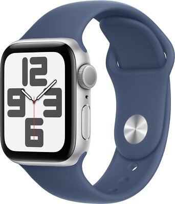 APPLE Watch SE 2.Gen 2024 GPS 40 mm Alu Sportband Denim S/M MXEC3QF/A Händler