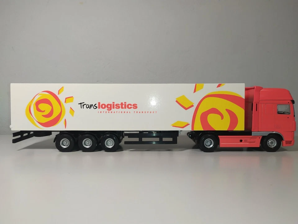 RARE JOAL 1:50 DAFXF 105 WITH TRAILER METAL DIE CAST -390 - Image 4 of 4