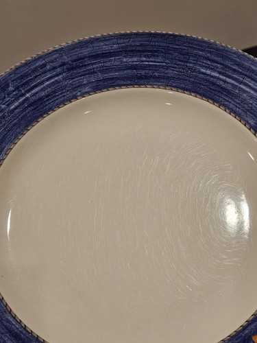 Set of EIGHT Wedgwood Sarah's Garden Dinner Plates 11 1/8" Blue Red Yellow - Picture 13 of 18
