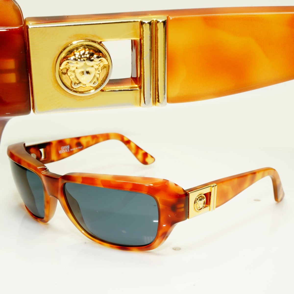 GIANNI VERSACE サングラス メデューサロゴ ヴィンテージ Gianni Versace 1996 Womens Vintage Gold Medusa Sunglasses MOD 417