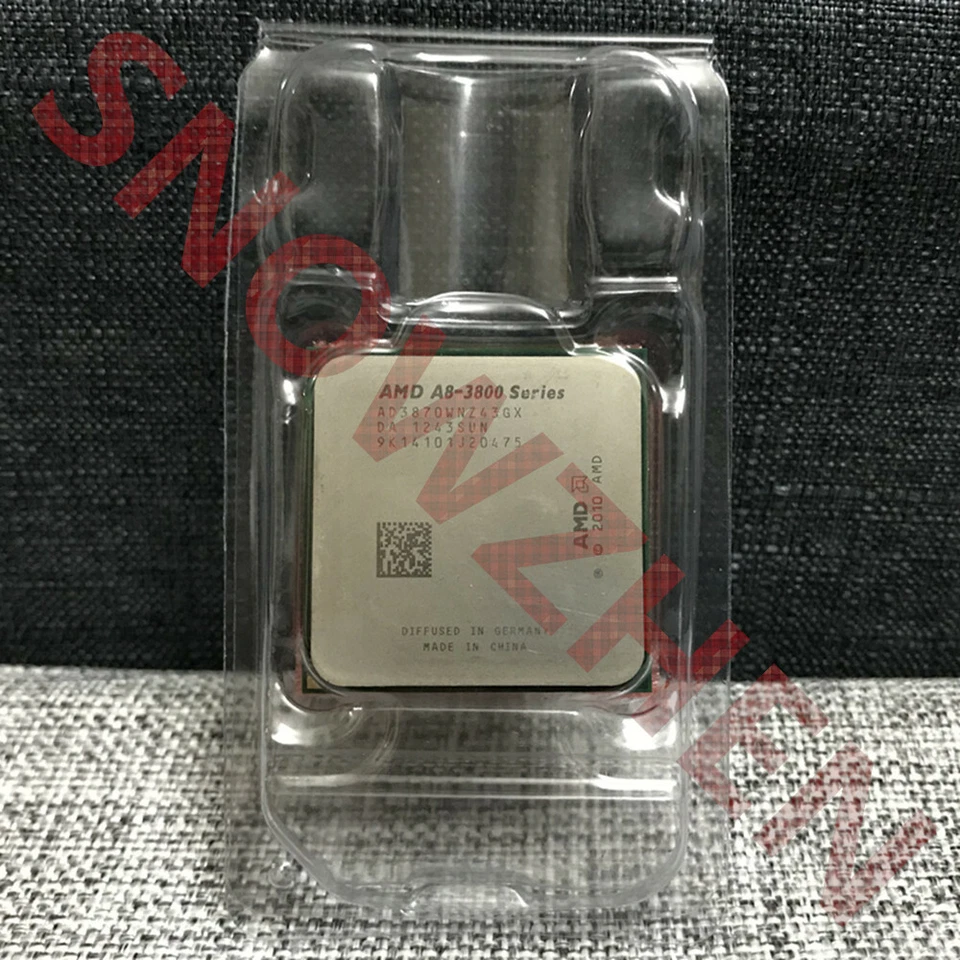 AMD A8-3870K CPU A8-Series Quad-Core 3.0 GHz 4M Socket FM1 Processor - Image 3 of 3