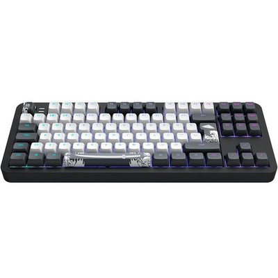 Dark Project ALU87B Bushido Gaming-Tastatur G3MS Moonstone Aluminium TKL 80% RGB