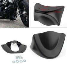 Carena spoiler mento anteriore nero opaco per Harley Dyna FXDF FXDX 2006-2015