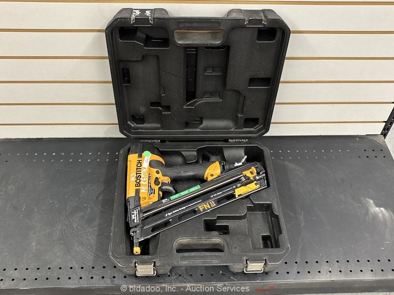 2000 Bostitch N62FNB 15 Gauge Pneumatic Finish Nailer Nail Gun W/ Case bidadoo