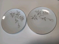 Set of 2 Vintage Noritake Melrose 8 1/4 In. Salad Plates Japan 