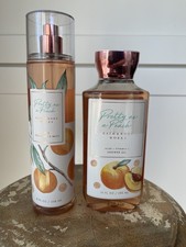 Bath and  Body Works Pretty as a Peach Shower Gel and Spray NEW 