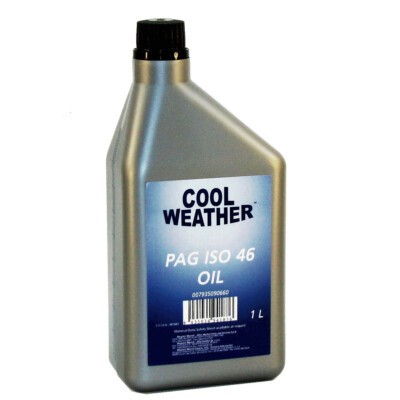Huile climatisation PAG 46 anti-usure pour compresseur R134a 1L