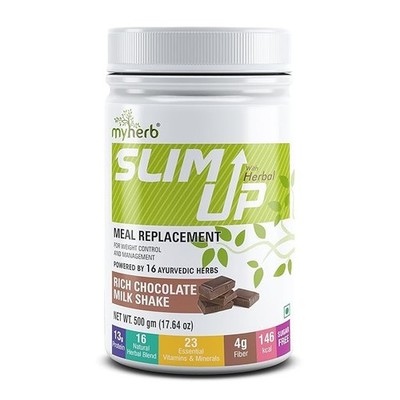 MYHERB Slim Up Meal Replacement Shake 500 g   Pack of 1 | Weight Management