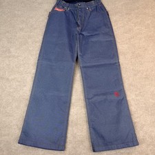 Betty Rides Snowboarding Denim Jeans Wide Leg Vintage Y2K Style Women's XS