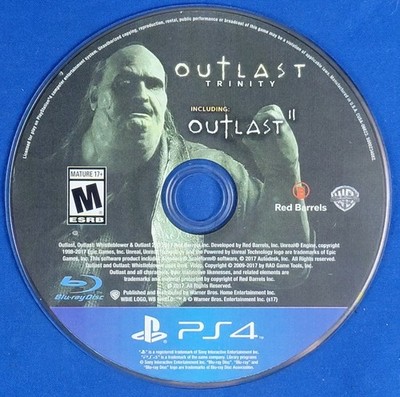 Outlast Trinity II (Disc 2) (Sony PlayStation 4) DISC ONLY