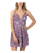 SPEECHLESS Womens Spaghetti Strap Above The Knee Fit + Flare Dress