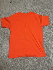 Plain Orange Fruit Of The Loom Shirt Kids